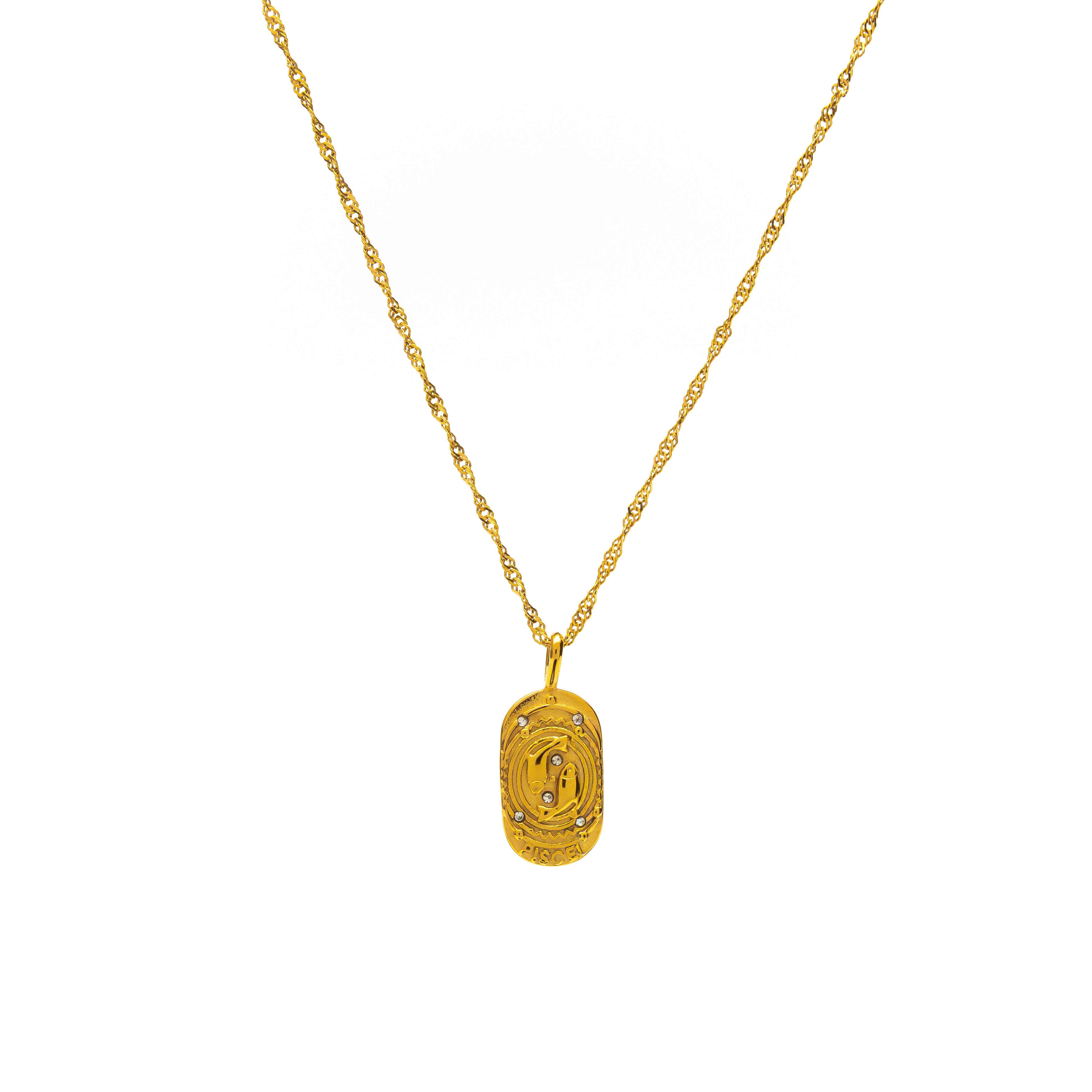 Pisces Pendant Necklace gold necklace for women