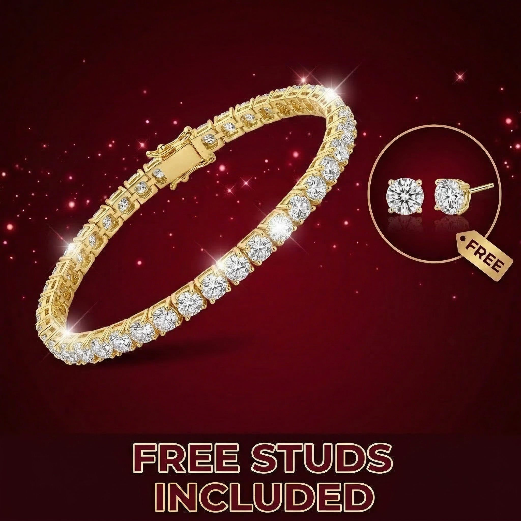 Moissanite Tennis Bracelet