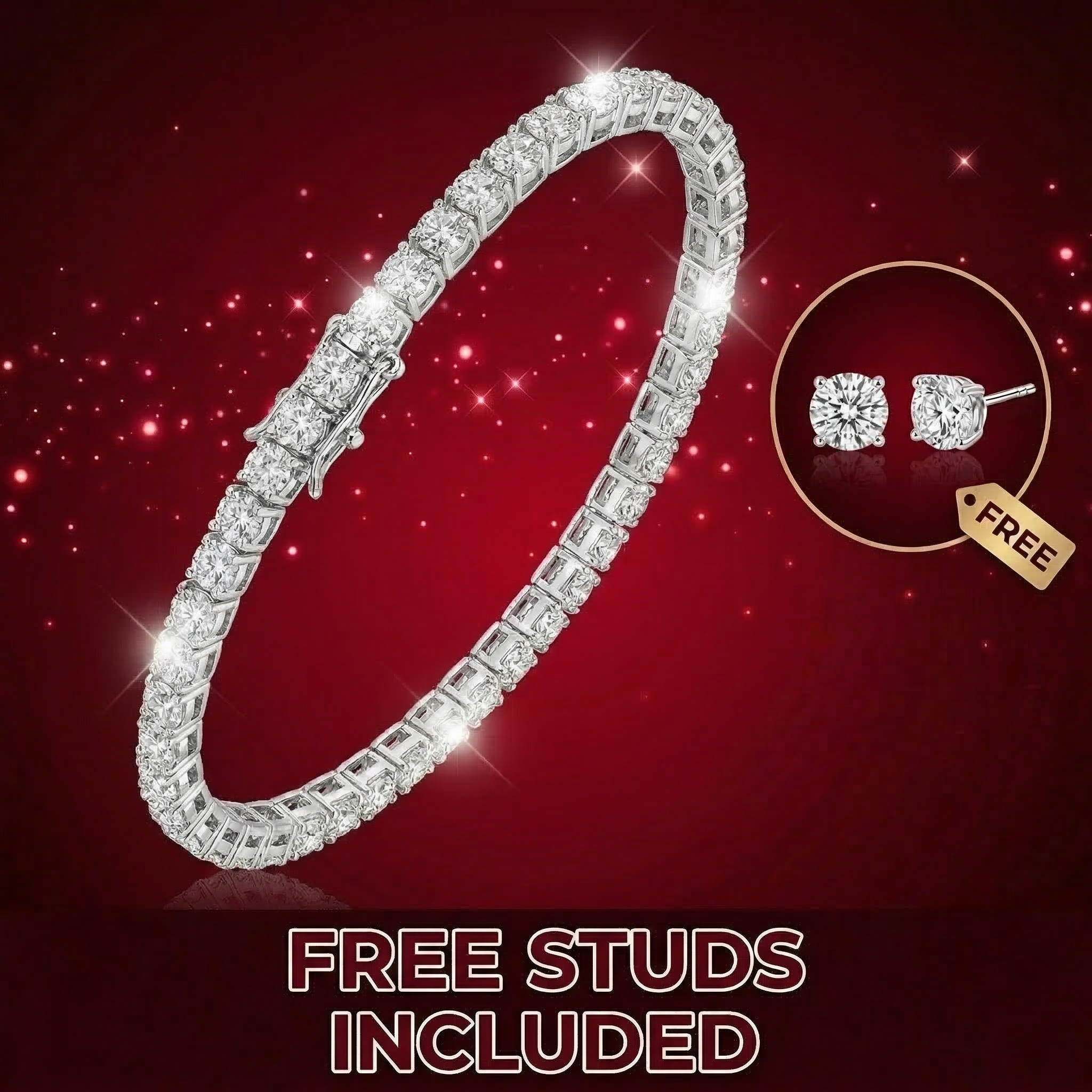 Moissanite Tennis Bracelet