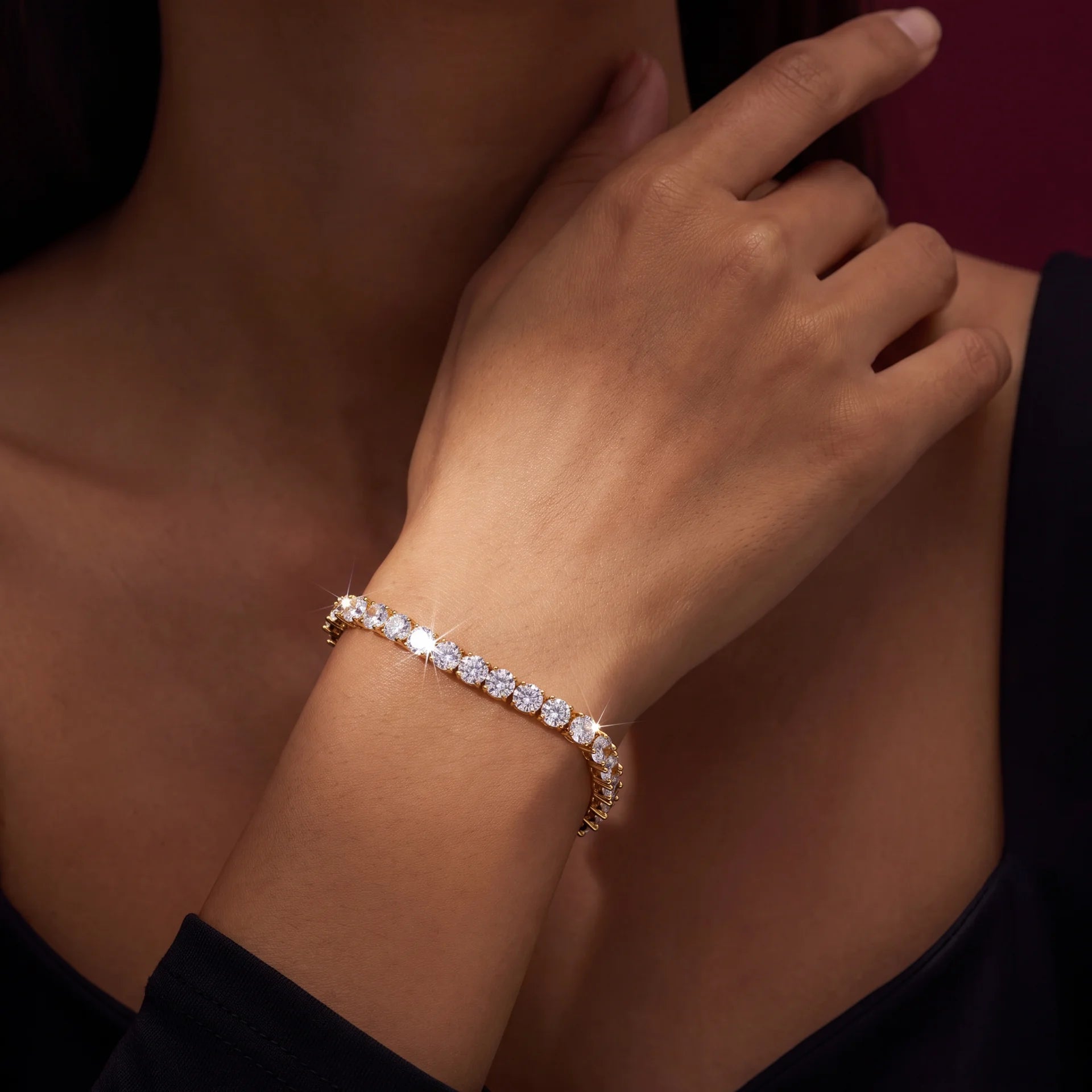 Moissanite Tennis Necklace/Bracelet
